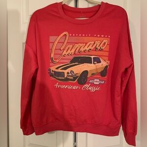 Red Camaro American Classic Sweatshirt Unisex Medium NWT